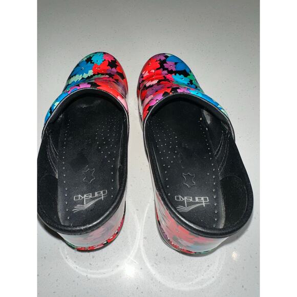 Dansko Women’s Twin Pro Flower Professional Clogs Patent Leather EU 39 US 8 - Picture 7 of 12